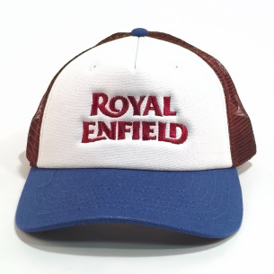 3909 BONÉ ROYAL ENFIELD RETRO TRUCKER ADULTO 6 PAINÉIS yupoong classics 2
