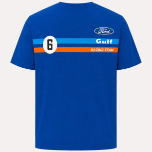 3924 t-shirt FORD GULF RCING TEAM 6 coton bio