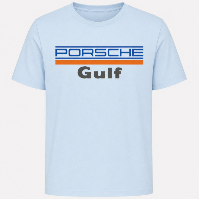3940 t-shirt PORSCHE GULF LE MANS algodão supima
