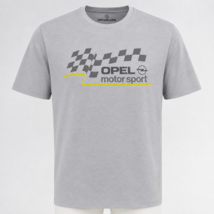 3945 t-shirt OPEL MOTORSPORT algodão supima