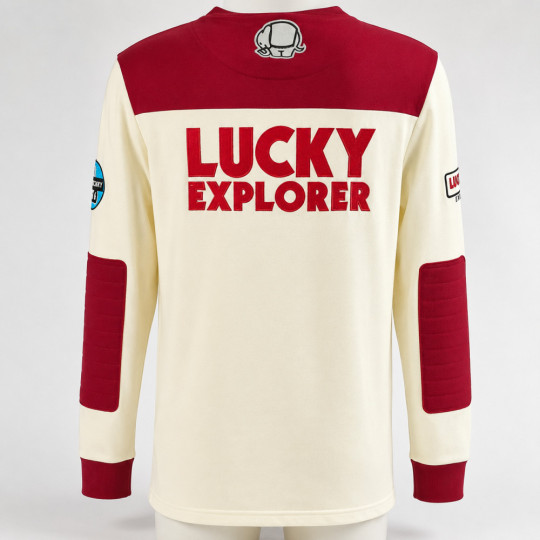 3950 sweat jersey CAGIVA ELEFANT TEAM LUCKY EXPLORER PARIS DAKAR 90 Edi Orioli