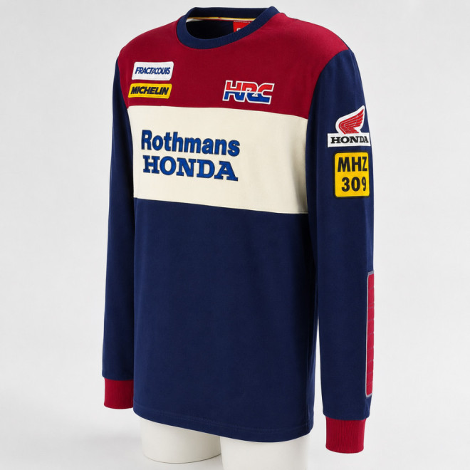 3953 sweat jersey TEAM HONDA NXR750V ROTHMANS PARIS ALGER DAKAR 1986 Cyril Neveu