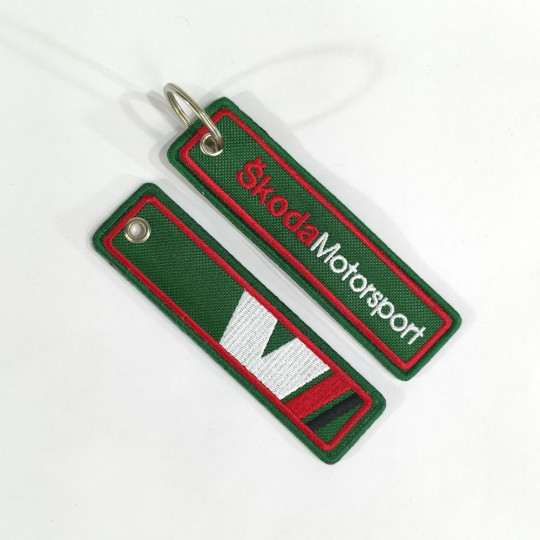 3959 llavero 125mmX33mm SKODA MOTORSPORT