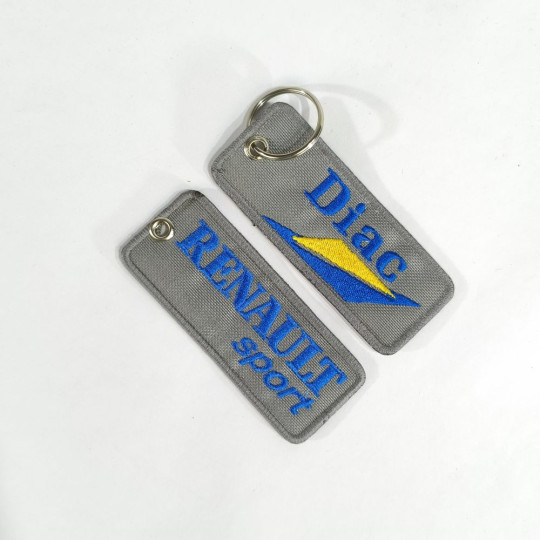 3965 keyring 100mmX40mm TEAM DIAC RENAULT SPORT
