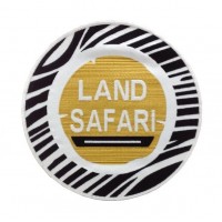Patch emblema bordado 22x22 LAND SAFARI SENEGAL
