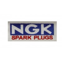 Patch emblema bordado 10x4 NGK spark plugs