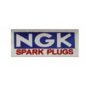 Embroidered patch 10x4 NGK spark plugs