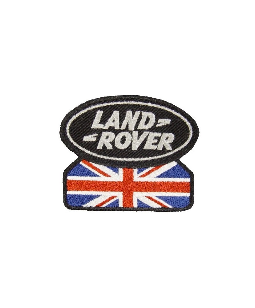 Patch emblema bordado 9x7 Land Rover UNION JACK