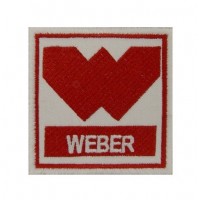Parche emblema bordado 7x7 WEBER CARBURATOR