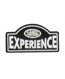 Patch écusson brodé 9x7 Land Rover EXPERIENCE