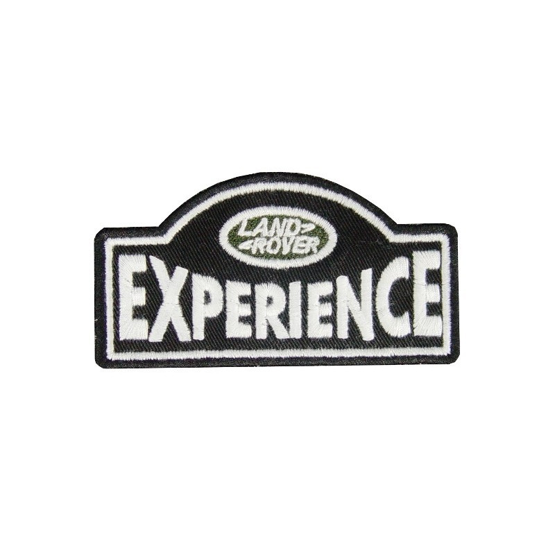 Patch écusson brodé 9x7 Land Rover EXPERIENCE