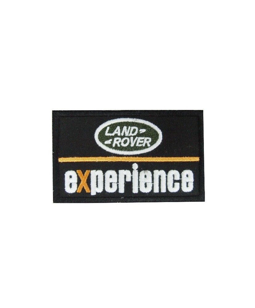 Patch emblema bordado 10x6  Land Rover EXPERIENCE