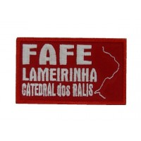 Patch emblema bordado 10x6 FAFE LAMEIRINHA CATEDRAL DOS RALIS