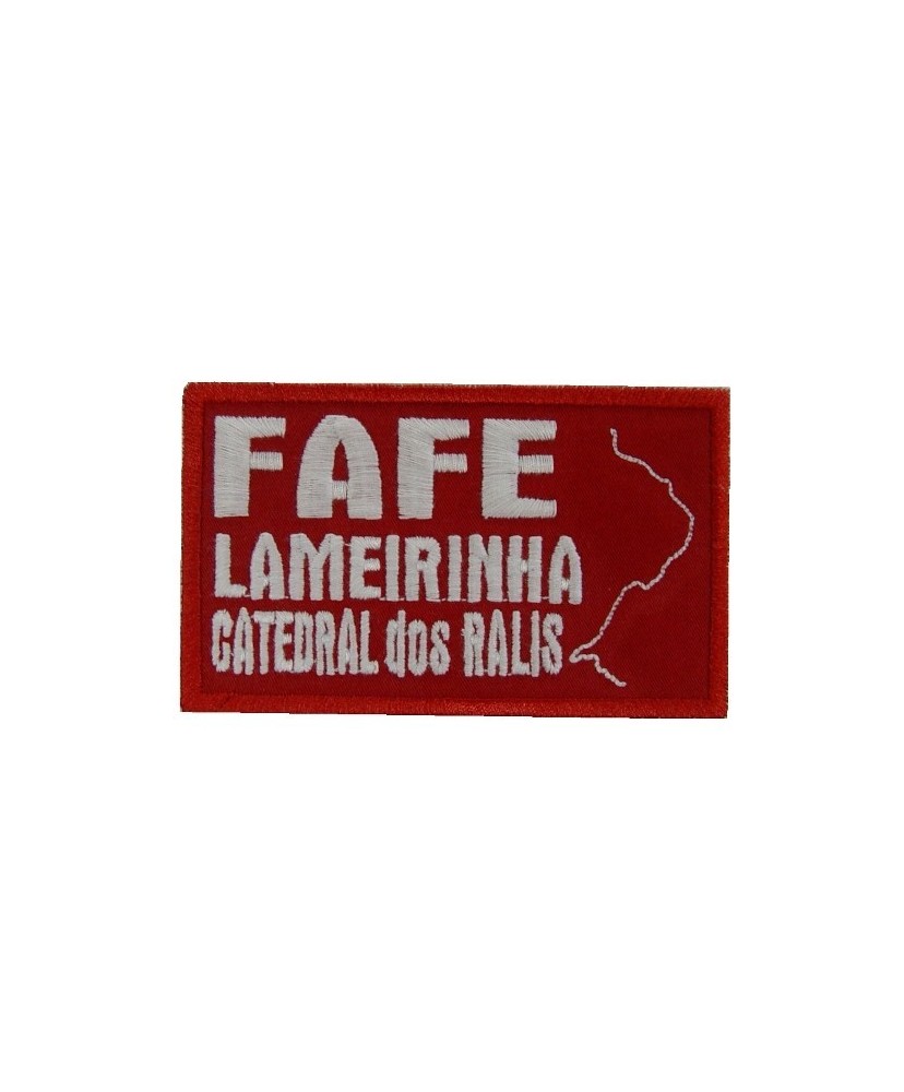 Patch emblema bordado 10x6 FAFE LAMEIRINHA CATEDRAL DOS RALIS