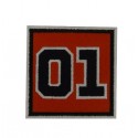Embroidered patch 7x7  nº 01 GENERAL LEE