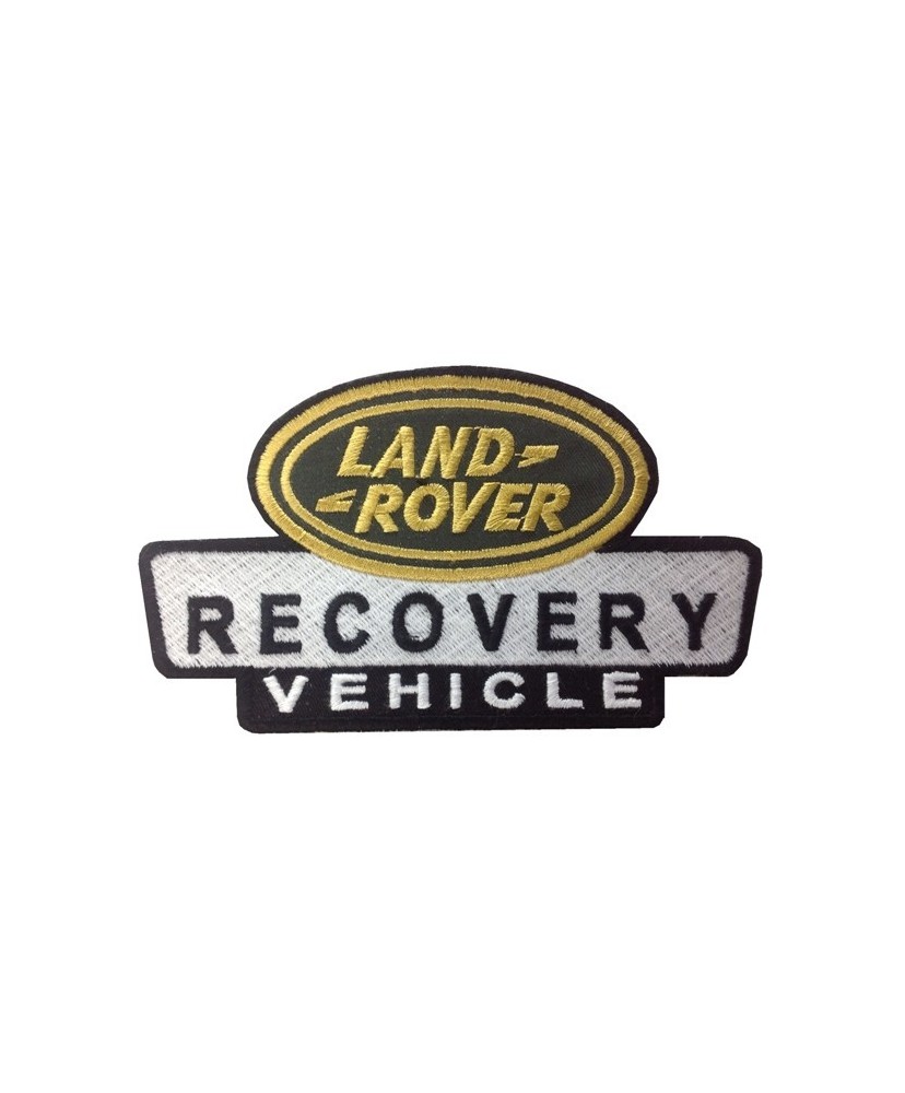 Patch écusson brodé 14x8 LAND ROVER RECOVERY VEHICLES
