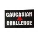 Patch emblema bordado 10x6 CAUCASIAN CHALLENGE