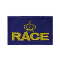 Embroidered patch 7X4.5 RACE