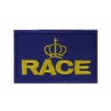 Embroidered patch 7X4.5 RACE
