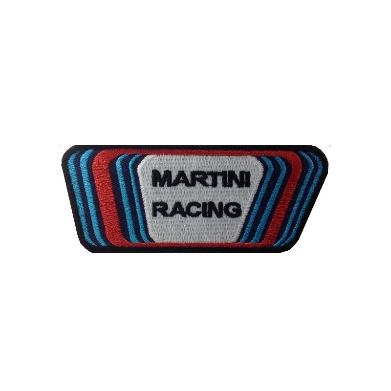 0930 Embroidered Badge - Patch Sew On 12X5 MARTINI RACING - Patcholand