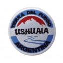Patch emblema bordado 7x7 USHUAIA TIERRA DEL FUEGO ARGENTINA