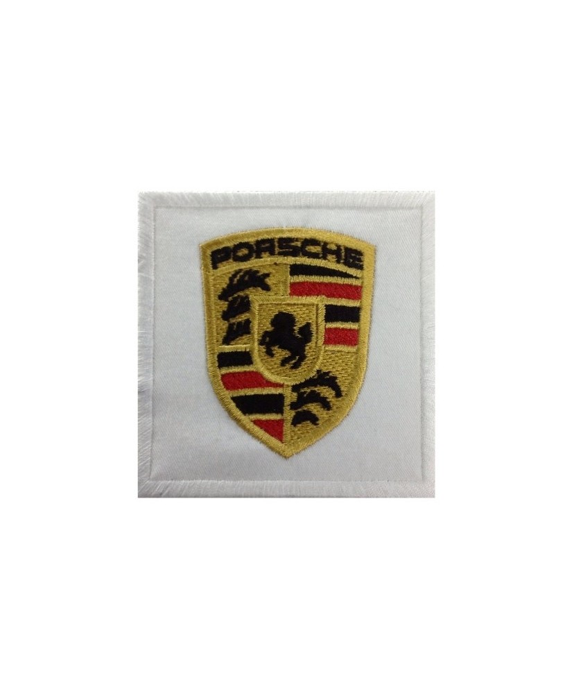 Embroidered patch 7x7 Porsche