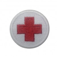 Patch écusson brodé 4x4 drapeau cocarde Croix Rouge Vespa