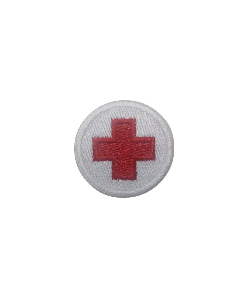 Patch écusson brodé 4x4 drapeau cocarde Croix Rouge Vespa