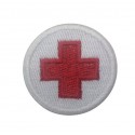 Embroidered patch 4x4 Red Cross flag Vespa