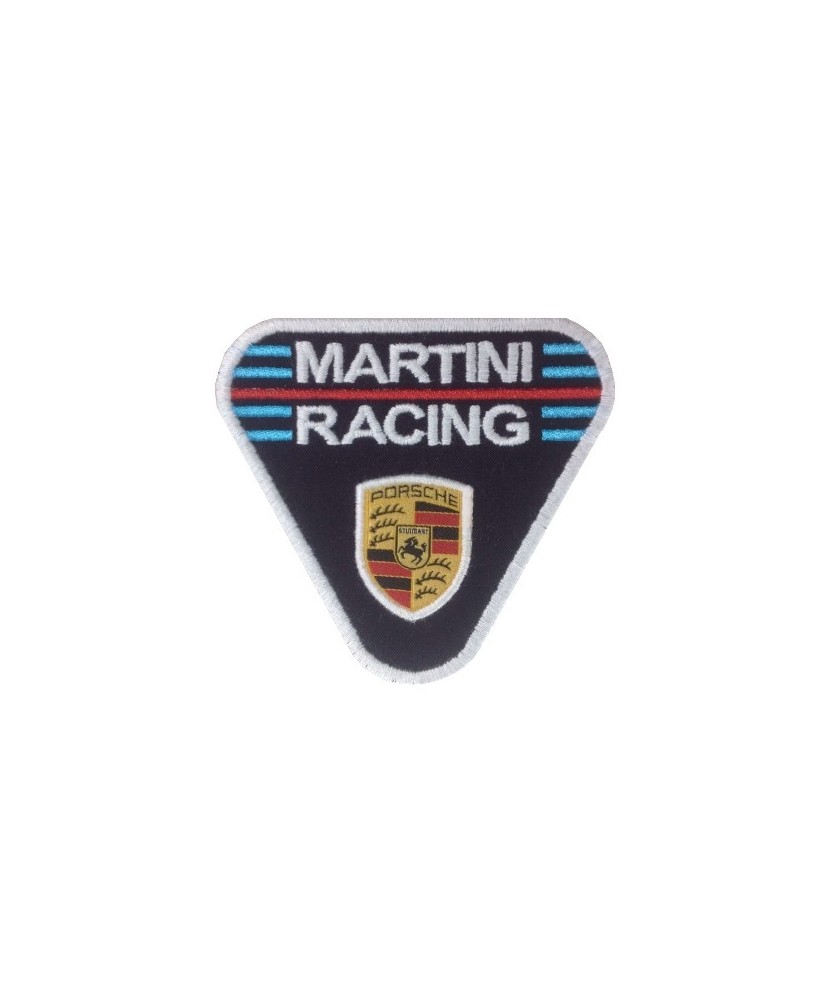 Patch emblema bordado 10x10 MARTINI RACING PORSCHE