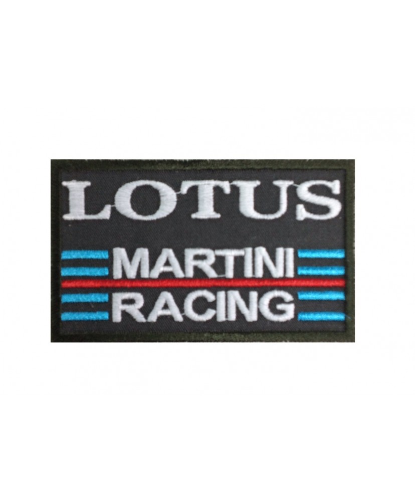 Embroidered patch 10x6 LOTUS MARTINI RACING TEAM