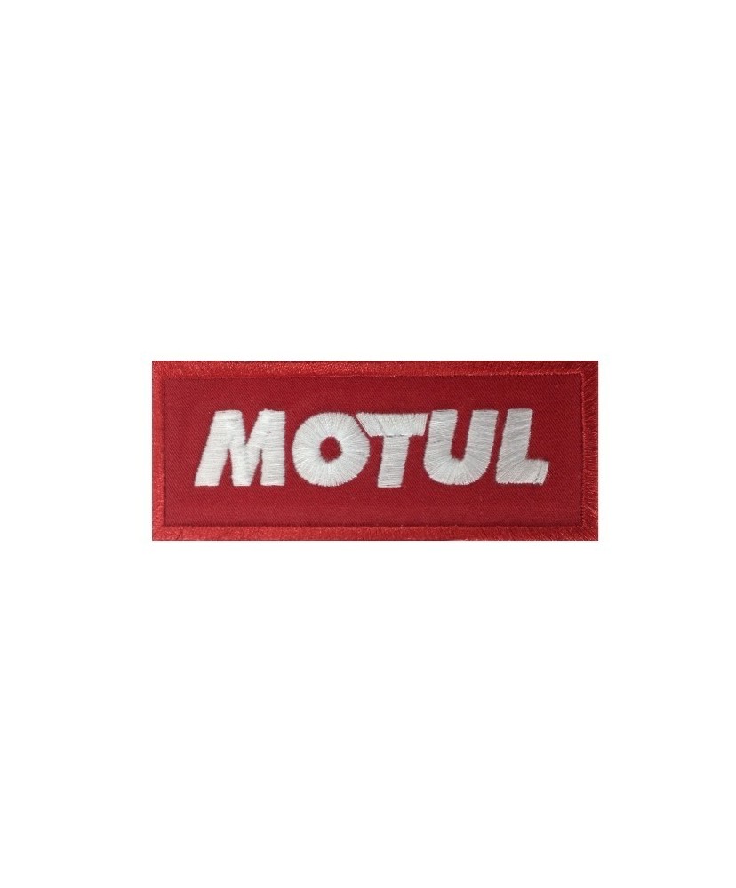 Embroidered patch 10x4 MOTUL