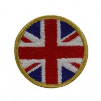 Patch emblema bordado 4x4 bandeira Reino Unido Vespa