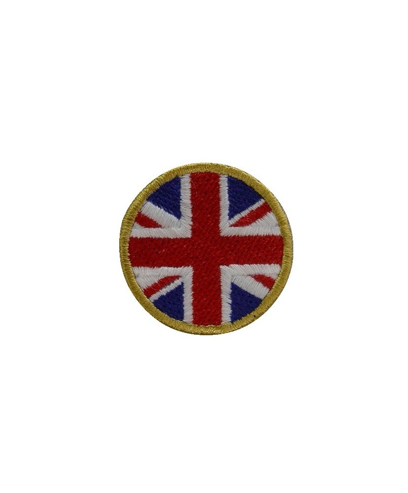 Embroidered patch 4x4 Union Jack flag Vespa