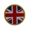 Embroidered patch 4x4 Union Jack flag Vespa