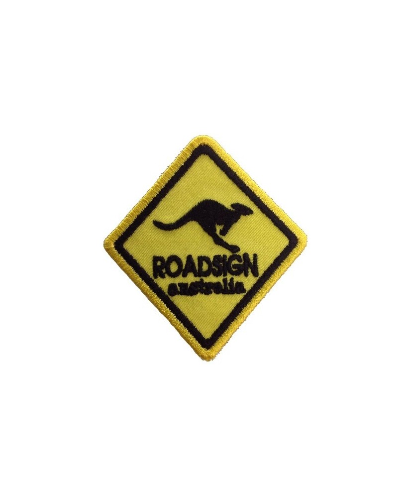 Embroidered patch 8x6,5 ROADSIGN AUSTRALIA