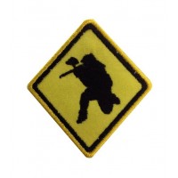 Embroidered patch 8x6,5 PAINTBALL SNIPER
