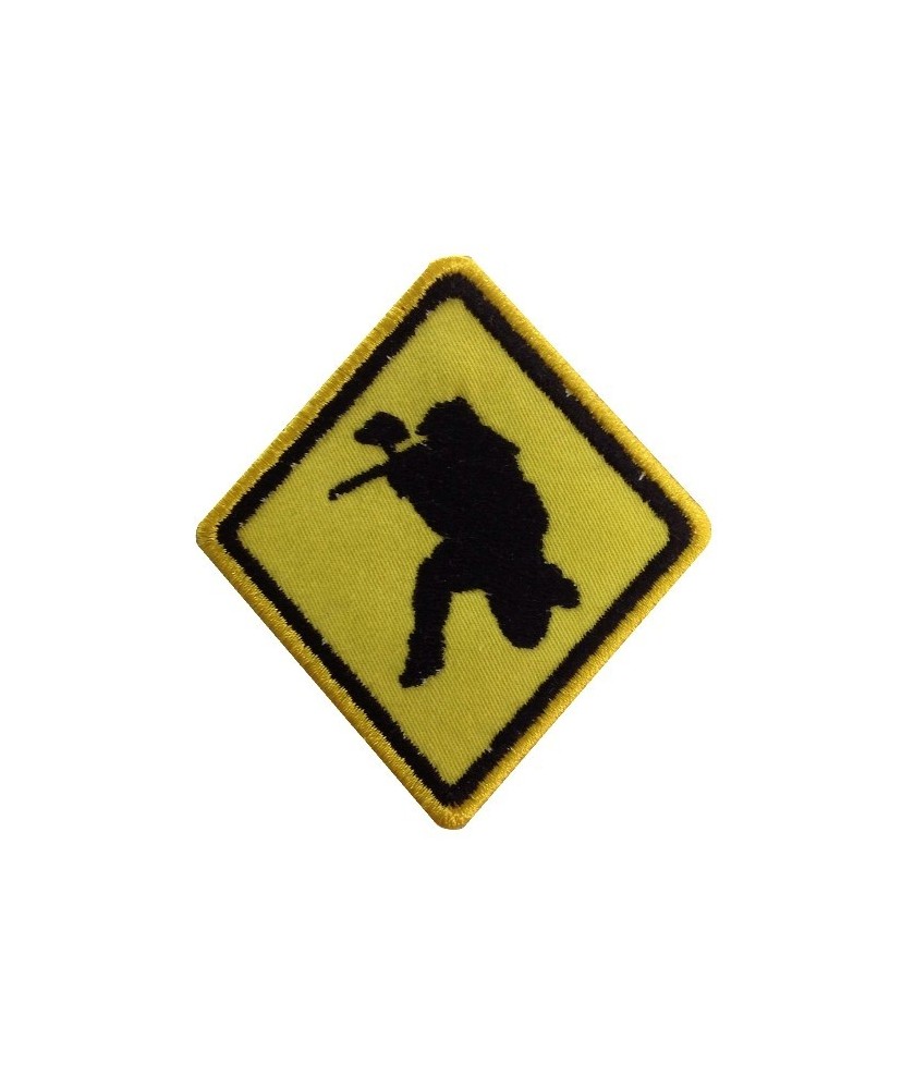 Embroidered patch 8x6,5 PAINTBALL SNIPER