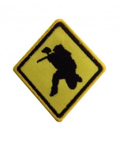 Patch emblema bordado 8x6,5 PAINTBALL SNIPER