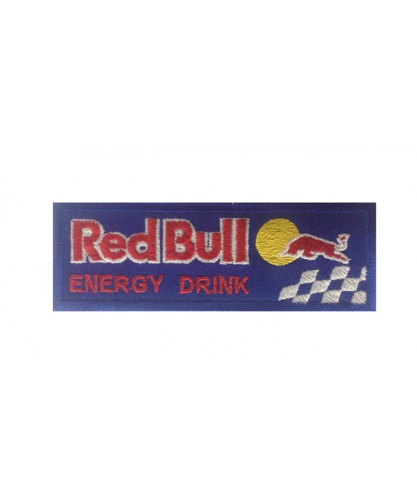 1000 Patch emblema bordado 12x4 RED BULL ENERGY DRINK