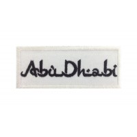 0068 Patch emblema bordado 10x4 Abu Dhabi