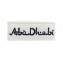 0068 Patch emblema bordado 10x4 Abu Dhabi
