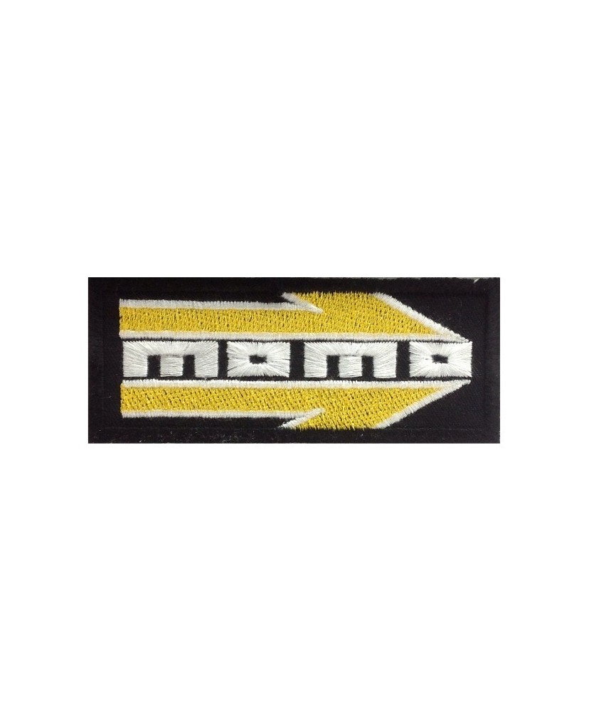 0094 Embroidered patch 10x4 Momo Racing