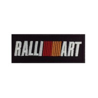 0088 Embroidered patch 10x4 Ralliart