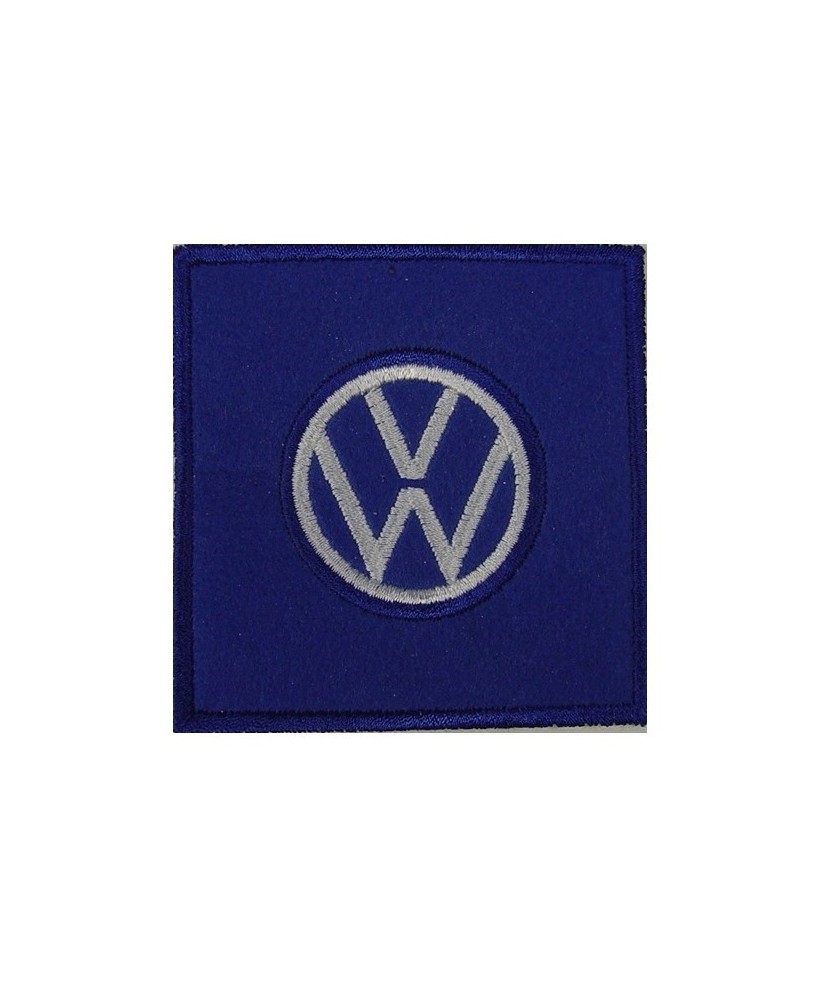 0095 Embroidered Badge - Patch Sew On 75mmX75mm VW Volkswagen