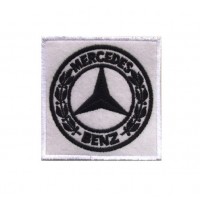 Patch emblema bordado 7x7 Mercedes