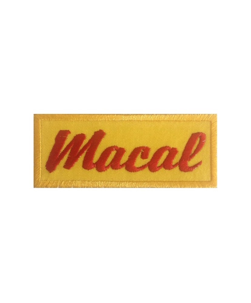 1049 Patch écusson brodé 10x4 MACAL