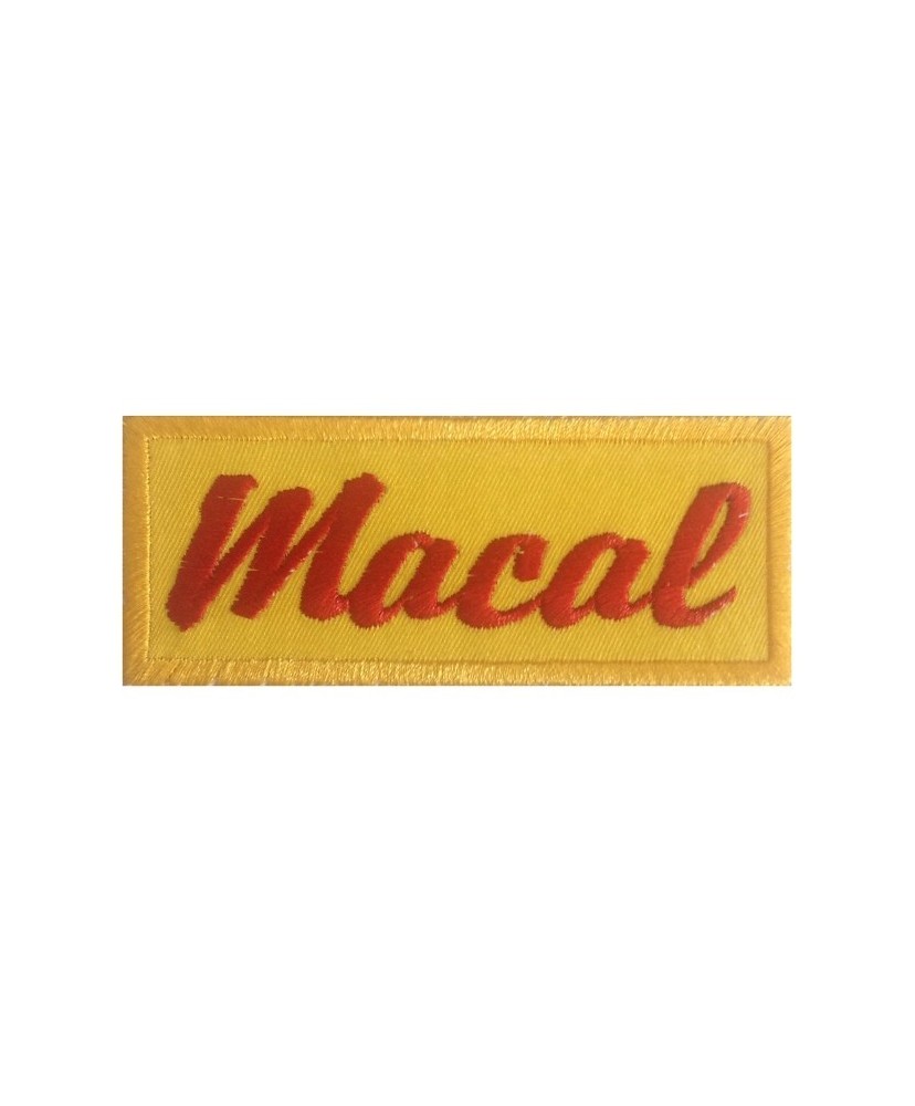 1049 Parche emblema bordado 10x4 MACAL