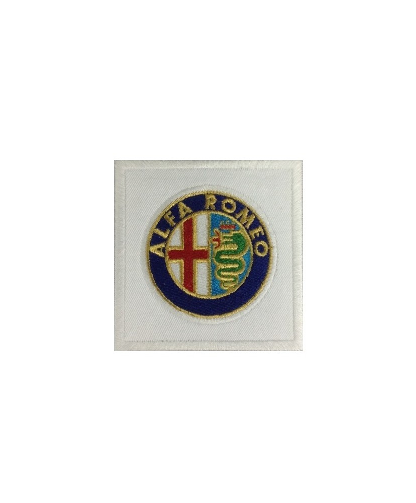 Embroidered patch 7x7 ALFA ROMEO