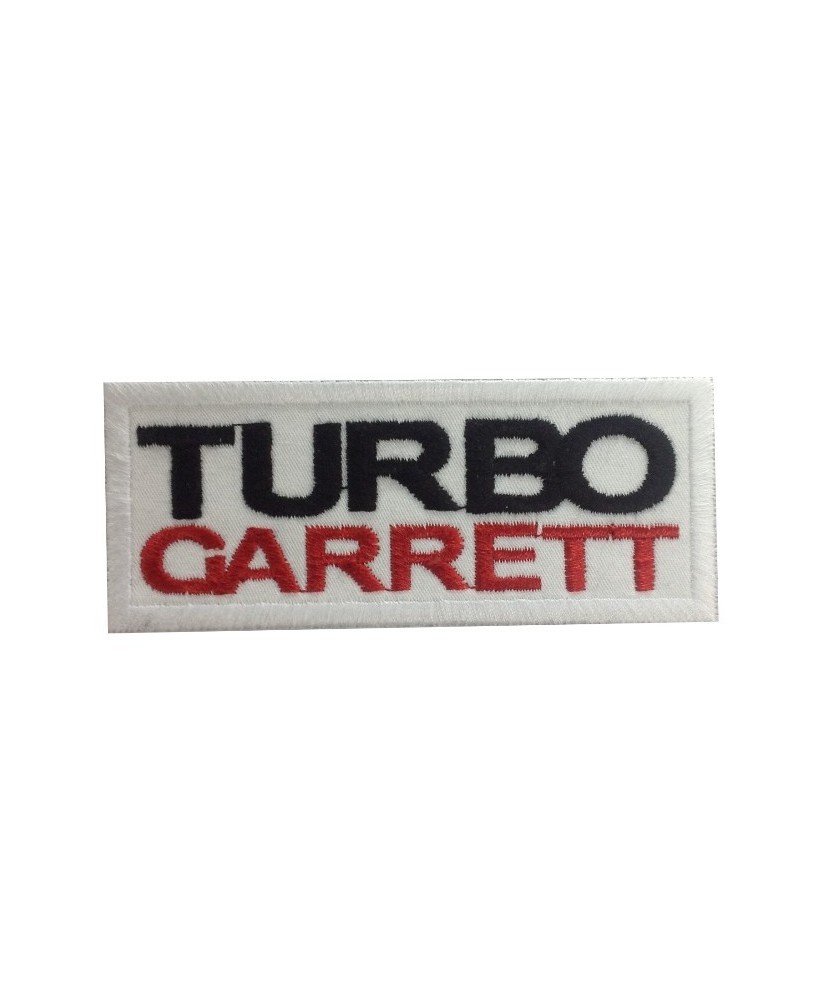 1075 Embroidered patch 10x4 TURBO GARRETT
